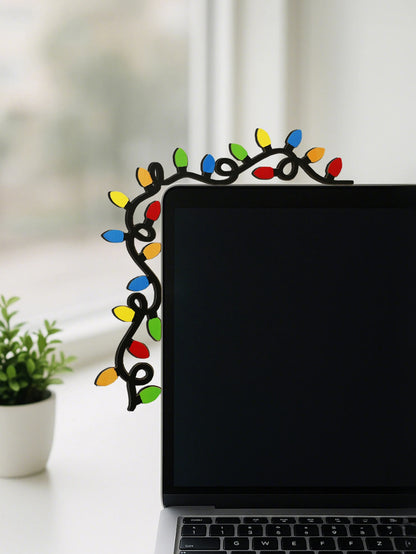 Christmas Door Frame Decoration - Colorful Branch Wall Decor Xmas