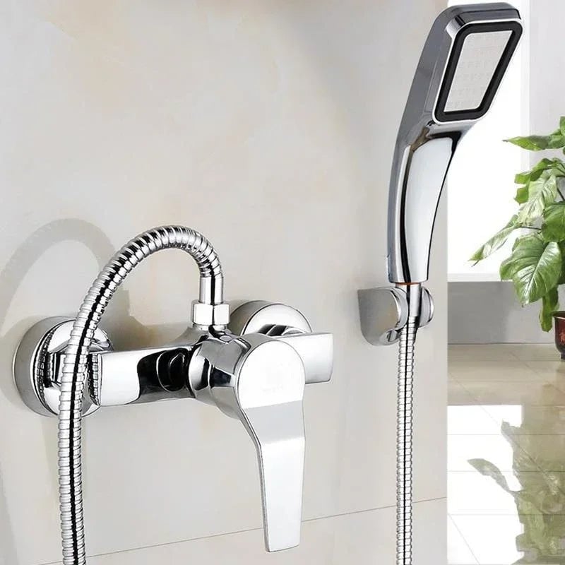 Wall Mounted Hidden Shower Faucet Hot Cold Water Mixing Valve