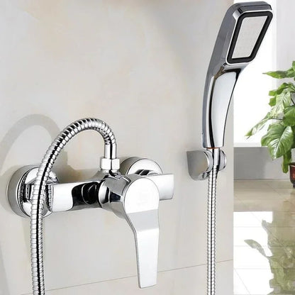 Wall Mounted Hidden Shower Faucet Hot Cold Water Mixing Valve