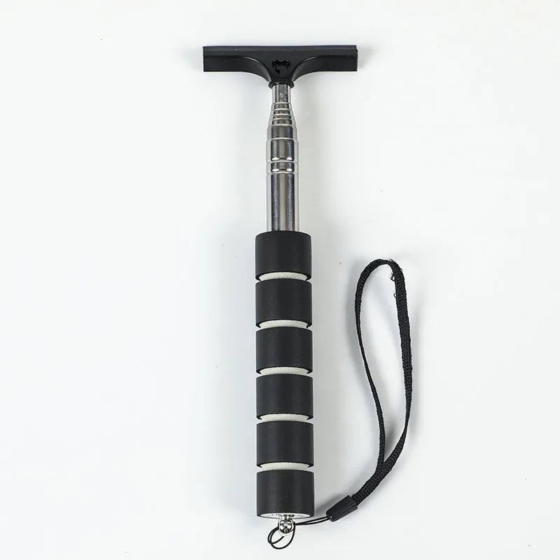 Telescopic Car Window Cleaning Tool - Rearview Mirror Wiper Scraper
