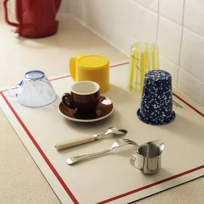 Diatomaceous Earth Kitchen Drain Mat - Absorbent Counter Placemat