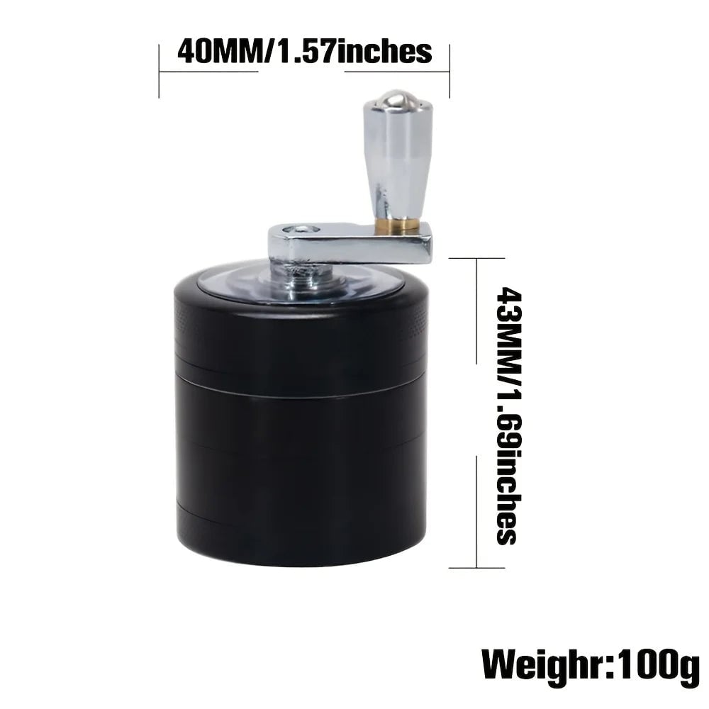 Manual Spice Grinder - Nutmeg Ginger Salt Pepper Crusher Hand Tool