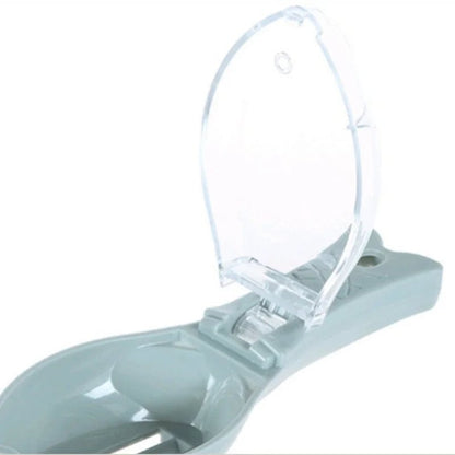 Manual Fish Scale Scraper with Lid - Kitchen Descaling Tool