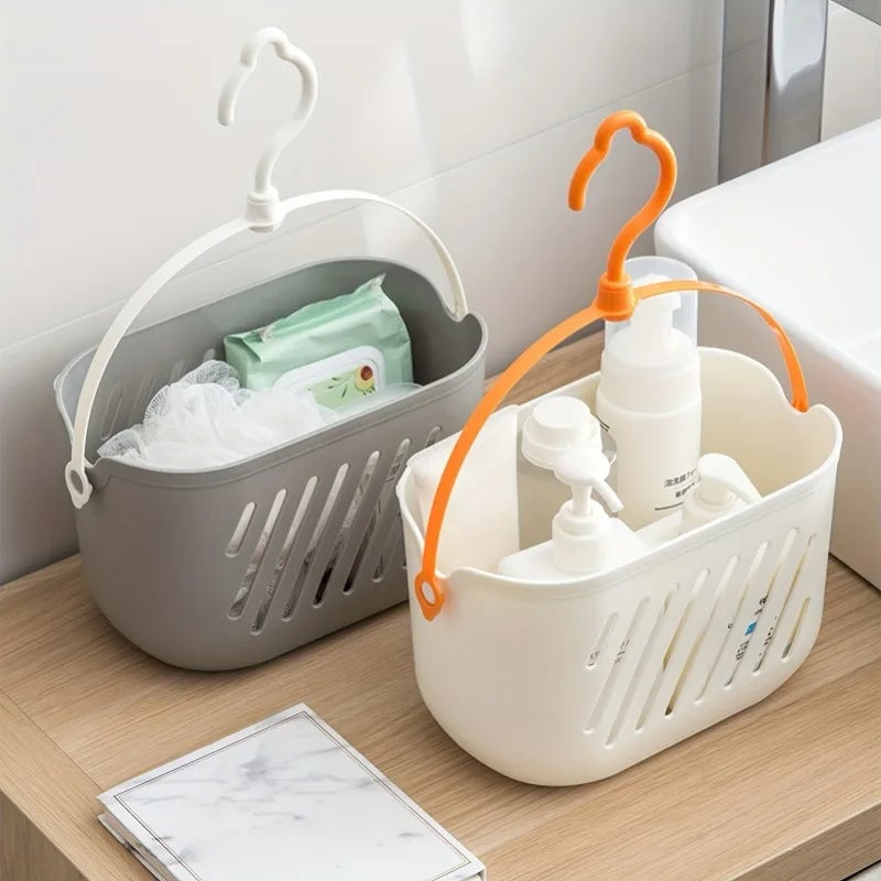 Multi-Purpose Hanging Storage Basket - Open Plastic Organizer