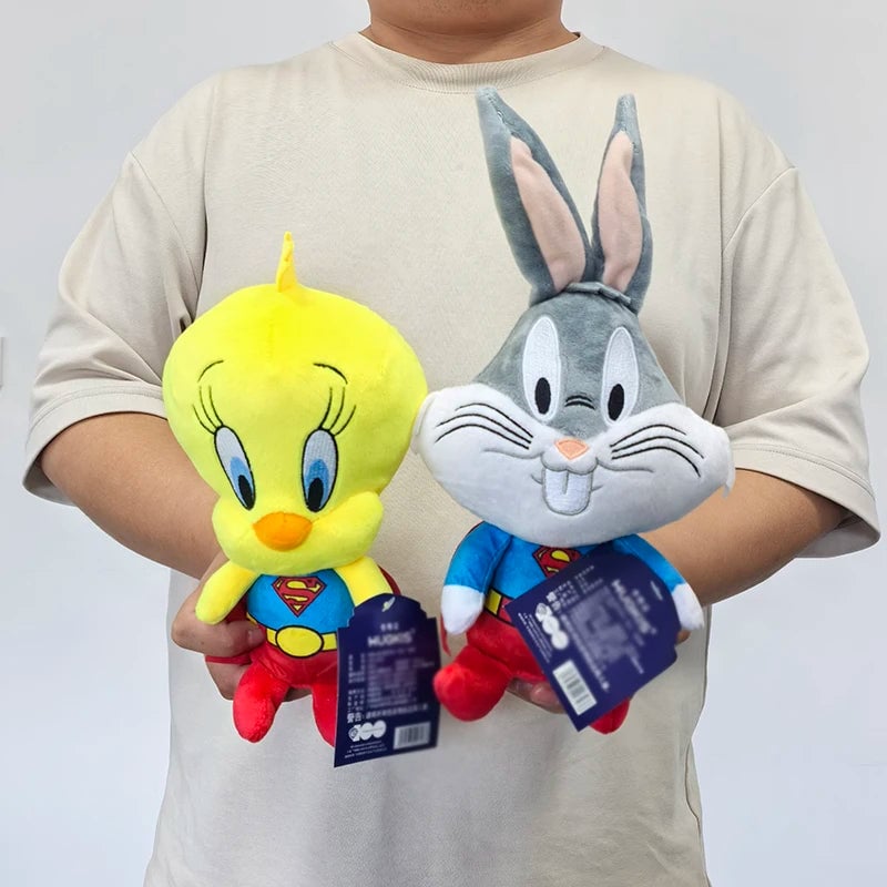 20cm Warner Bros Looney Tunes Plush Toys Superman Tweety Bugs Bunny