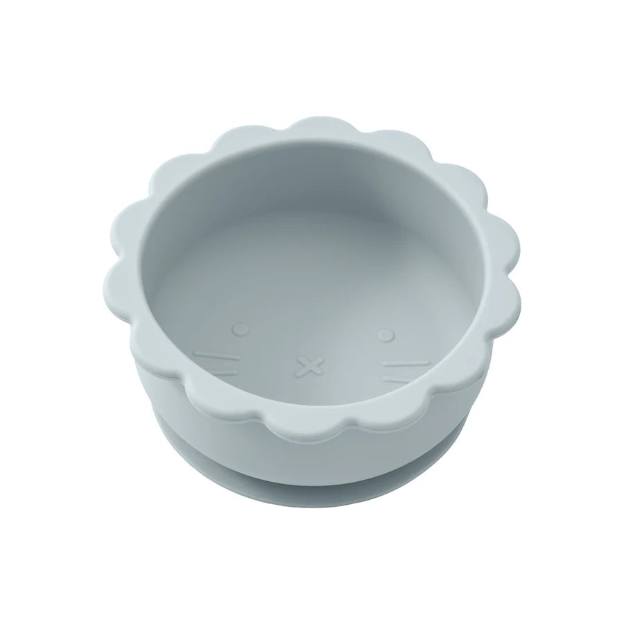 BPA Free Silicone Baby Bowl - Lion Shape with Suction Base