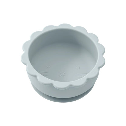 BPA Free Silicone Baby Bowl - Lion Shape with Suction Base