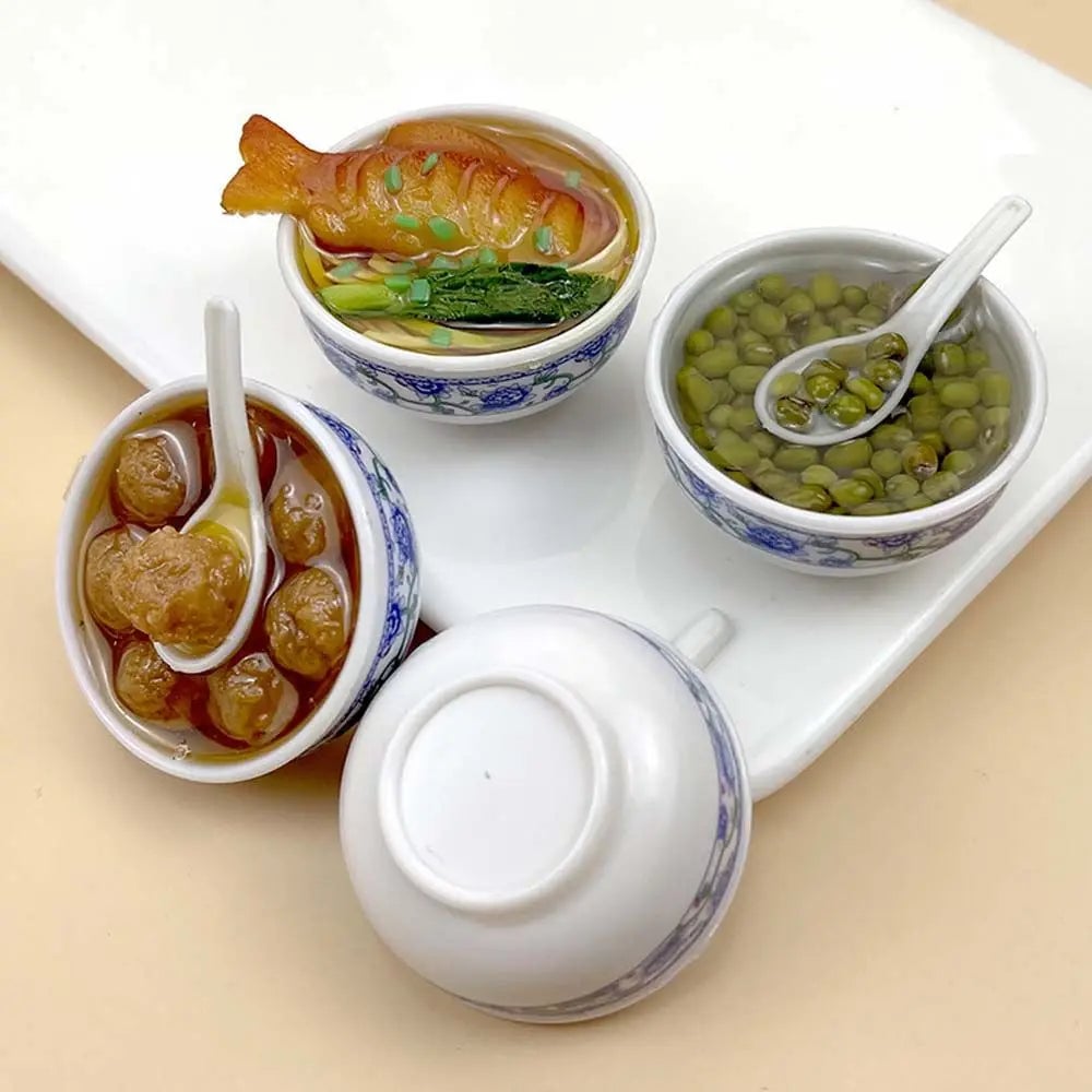 Miniature Kitchen Food Accessories Set for Dollhouse Crafts & Play