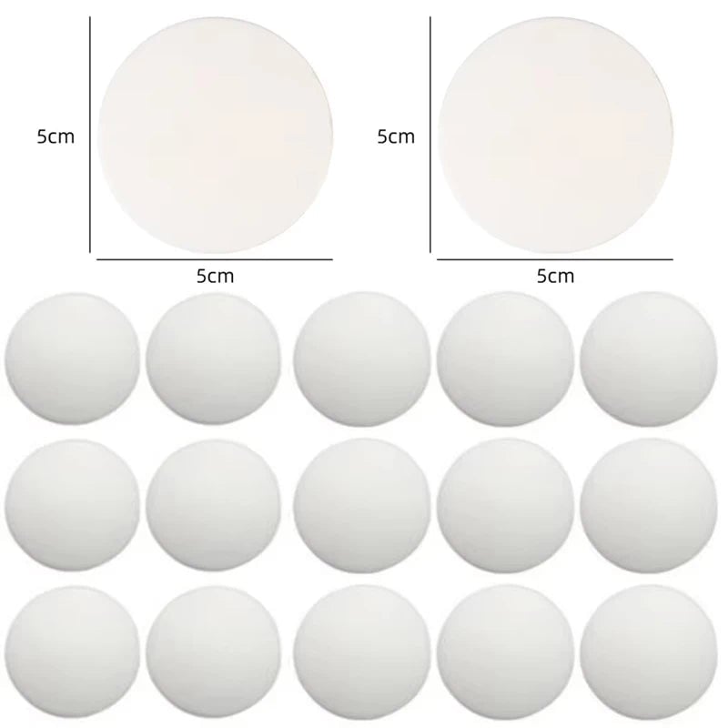 White Silicone Door Handle Bumpers Self Adhesive Wall Guards