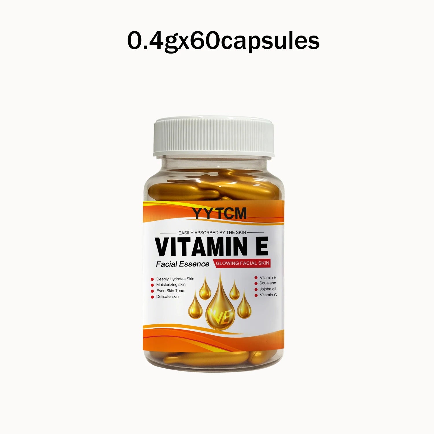 Vitamin E Moisturizing Capsules 0.4g x30 Hydrating Essence Serum