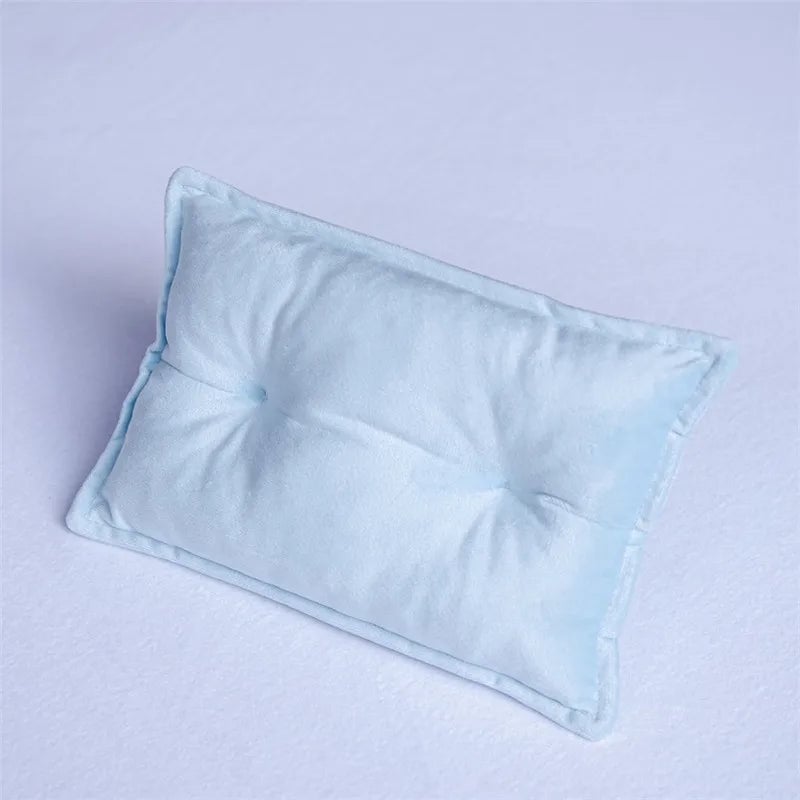 Velvet Newborn Photography Posing Cushion - Mini Baby Pillow Prop