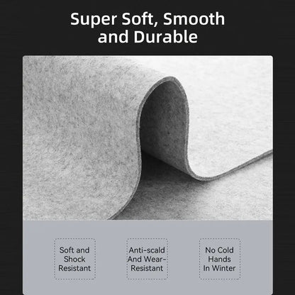 Large Wool Felt Gaming Mouse Pad Non-Slip Desk Mat for Keyboard