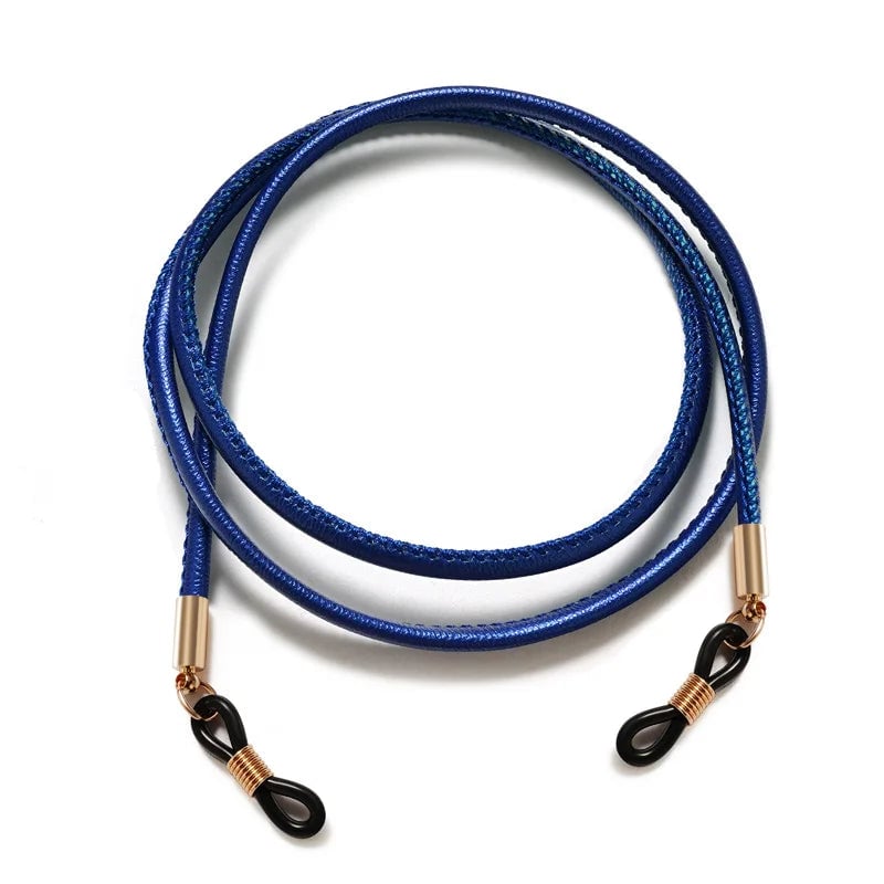 Braided Leather Sunglasses Lanyard Strap - Eyeglass Chain Cord