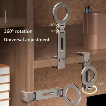 Adjustable Magnetic Phone Holder - Airplane Seat Mount Stand Travel