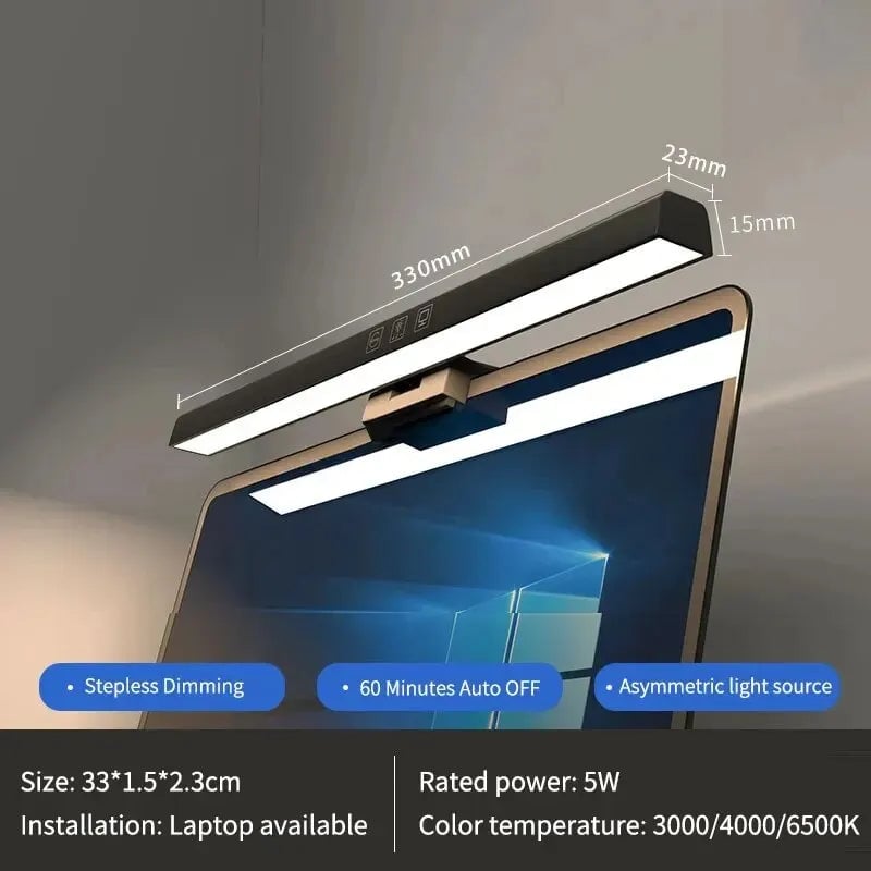 LED Monitor Light Bar 33cm/50cm Dimmable Screen Lamp USB Powered