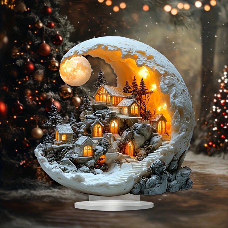 Bohemian Christmas Desktop Decoration - Holiday Bedroom Decor Gift