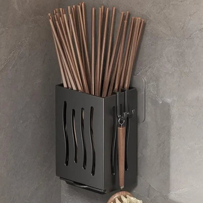 Multifunctional Cutlery Drainer Basket - Spoon Fork Chopsticks Storage