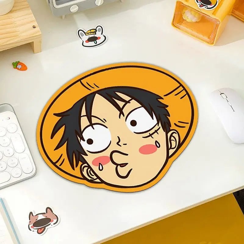 Non-Slip Waterproof Gaming Mouse Pad Luffy Anime Design PC Laptop