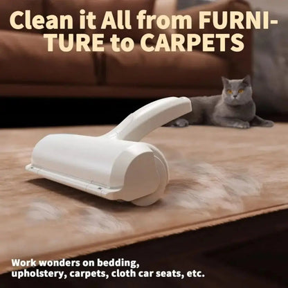 Pet Hair Remover Roller Self-Cleaning Base Dog Cat Fur Tool