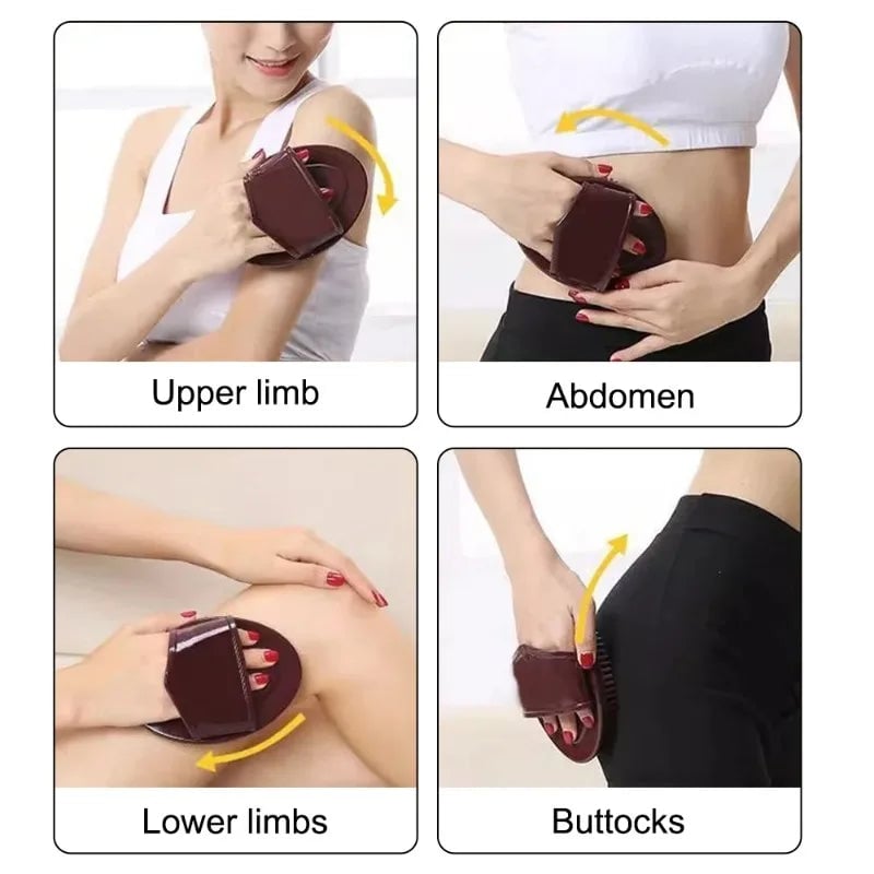 Silicone Meridian Massage Brush - Body Slimming & Leg Care Tool