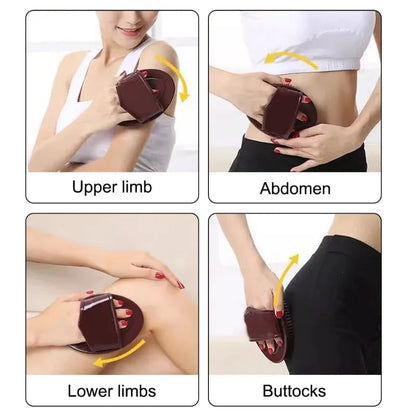 Silicone Meridian Massage Brush - Body Slimming & Leg Care Tool