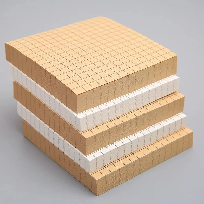 80-Sheet Sticky Notes Set - Office Bookmark Planning Stickers