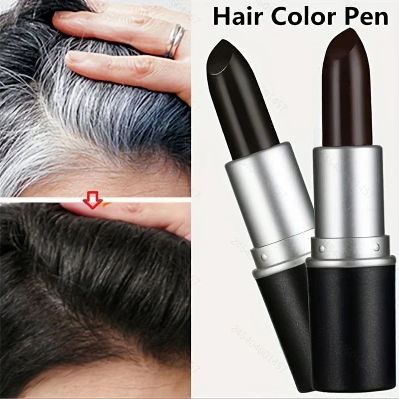 Fast Temporary Hair Dye Color Pen - Instant White Hair Coverage