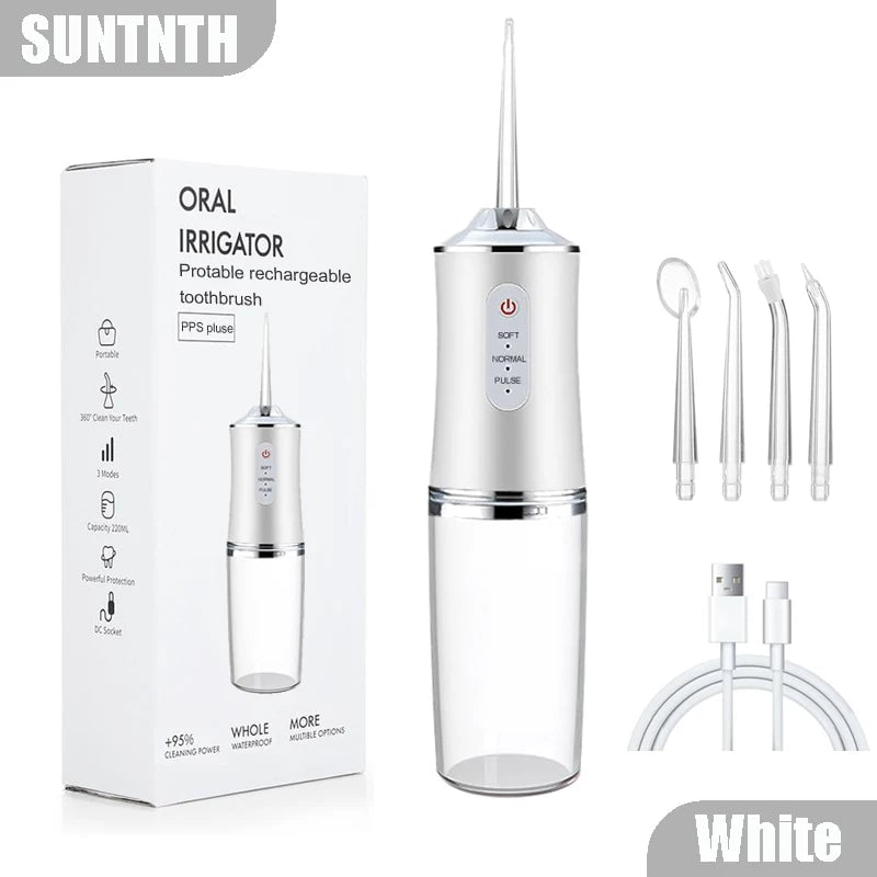 Portable Electric Sonic Dental Irrigator Teeth Scaler Tartar Remover