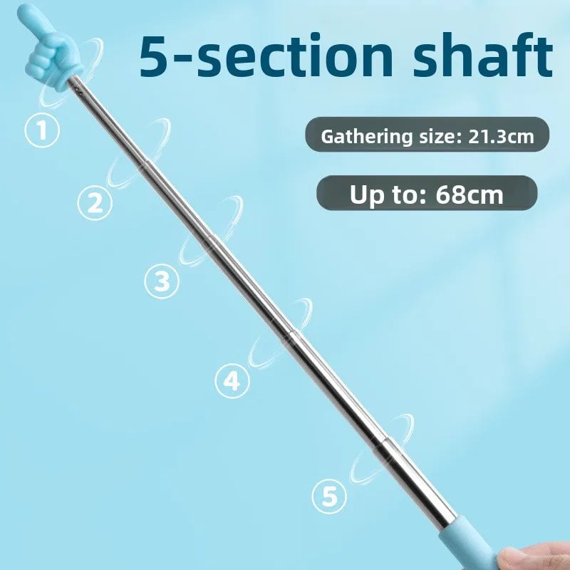 Stainless Steel Retractable Teacher Pointer Stick Telescopic