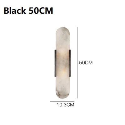 Marble Wall Mount Bedside Lamp - Modern Bedroom Living Room Light