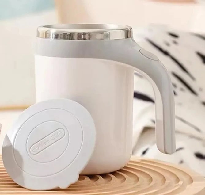 Automatic Self Stirring Magnetic Mug - Stainless Steel Thermal Cup