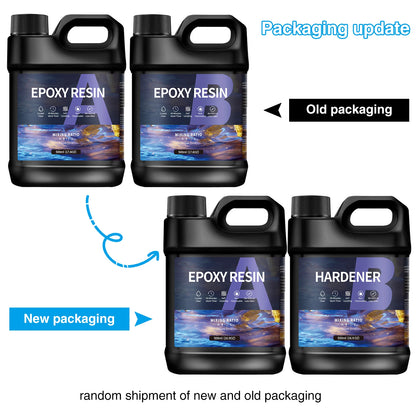 AB Epoxy Resin Glue 500g/1000g High Clarity Fast Drying Adhesive
