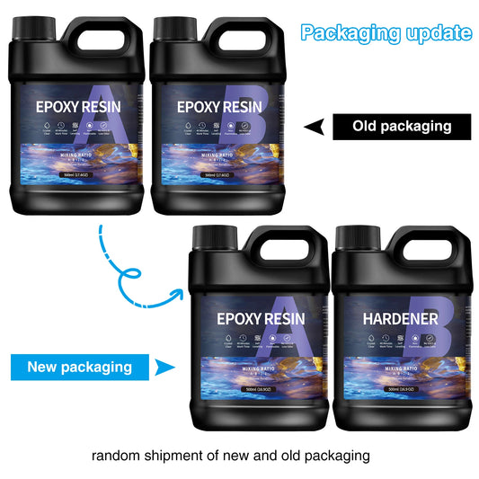 AB Epoxy Resin Glue 500g/1000g High Clarity Fast Drying Adhesive