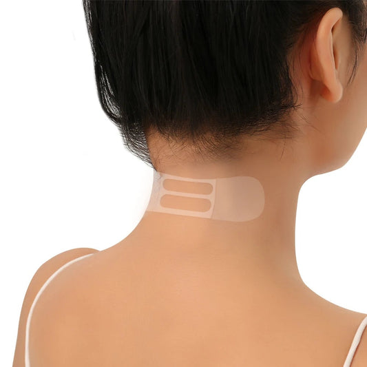 10pcs Transparent Waterproof Neck Lifting Patches Invisible Face Lift