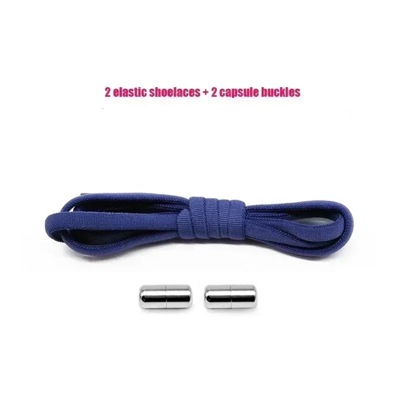 Elastic No Tie Shoelaces - Quick Slip-On Design Kids & Adults