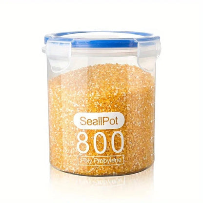 Airtight Plastic Grain Storage Container - Food Storage Jar Tank