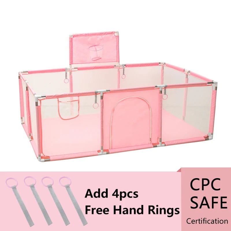 Large Indoor Baby Playpen Safety Barrier Fence Corralito Groundbox