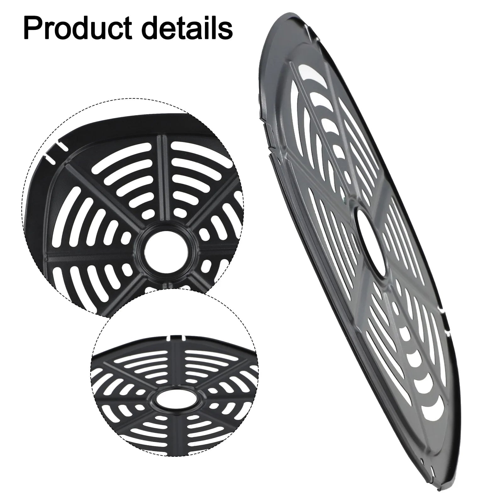 Air Fryer Basket Replacement Grill Pan with Food Divider Tray