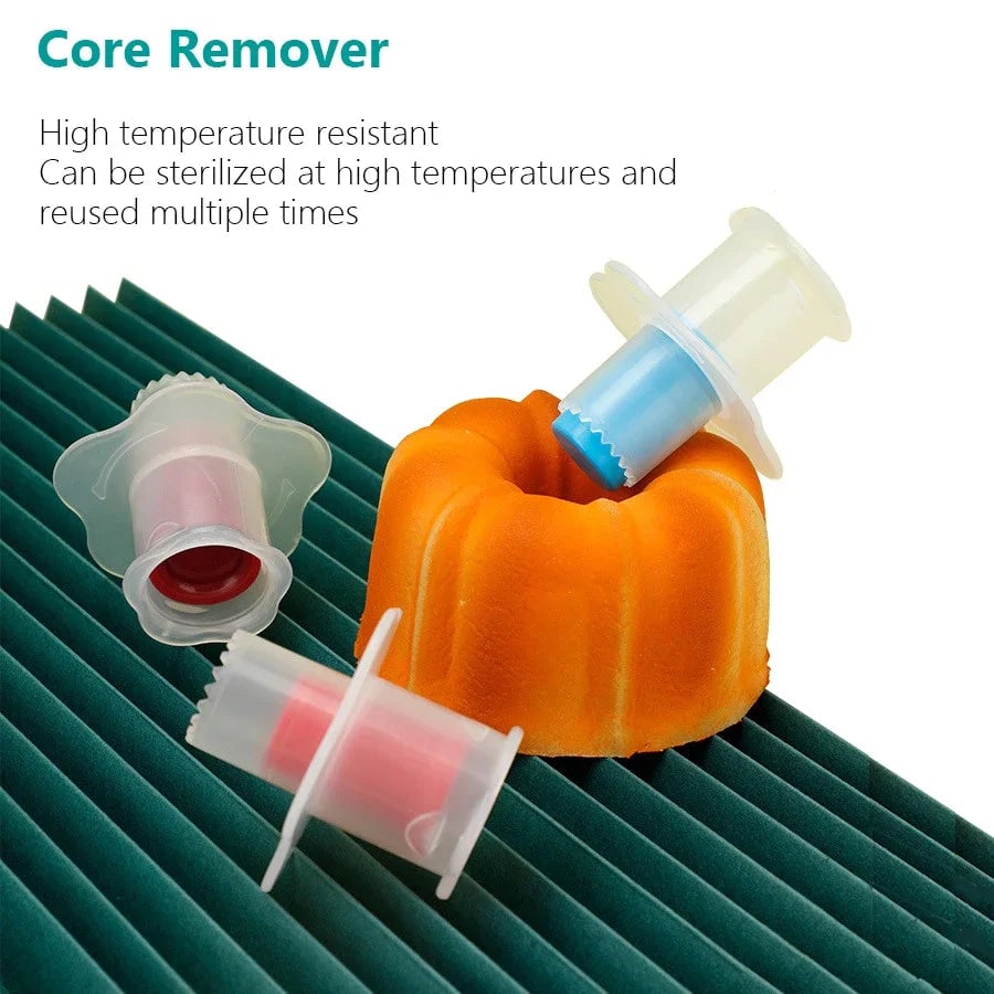 Professional Cupcake Corer Plunger Tool - Cake Decorating Kit