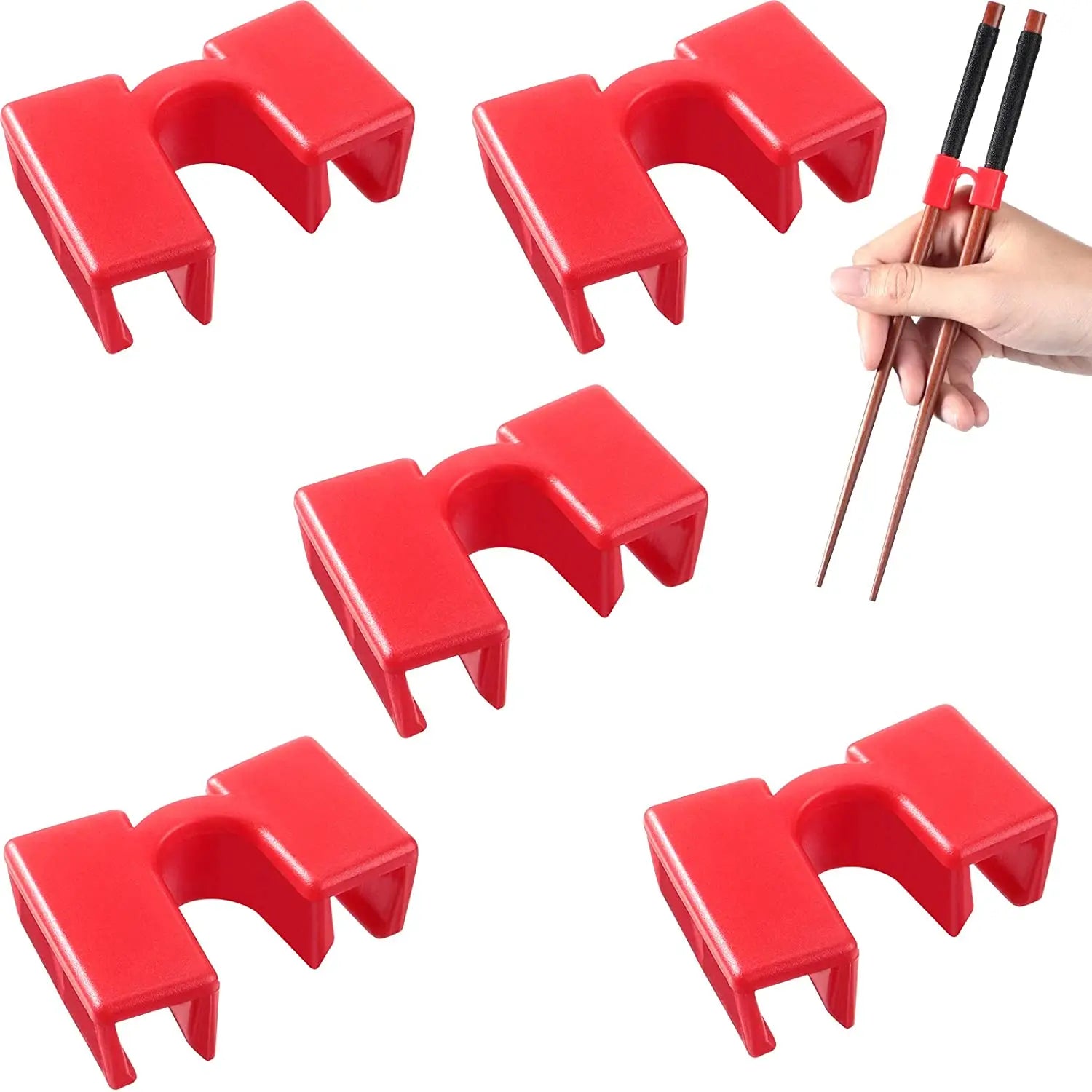 Reusable Training Chopsticks with Hinges Connector Adult Kids