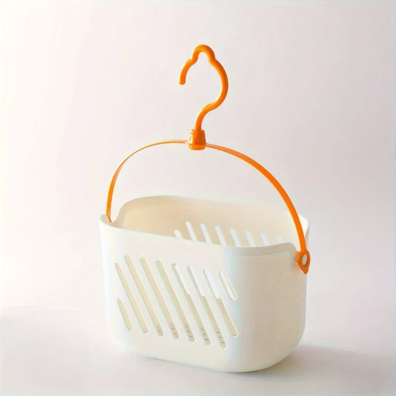 Multi-Purpose Hanging Storage Basket - Open Plastic Organizer