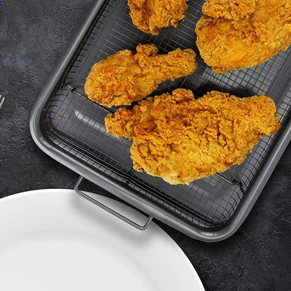 Non-Stick Mesh Baking Tray - Multi-Purpose Frying & Grilling Pan
