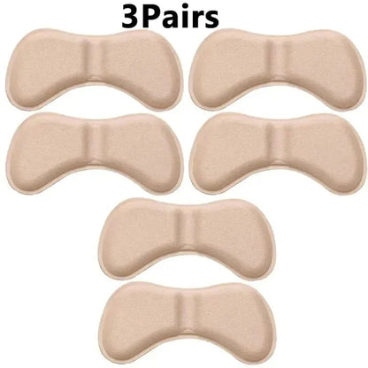6 Pairs Heel Cushion Insoles - Pain Relief Anti-Wear Foot Pads