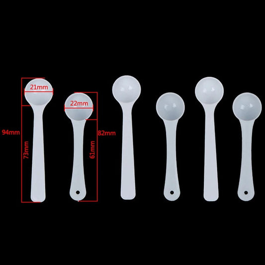1g Plastic Measuring Scoops - 20PCS Food Medicine Milk Spoons