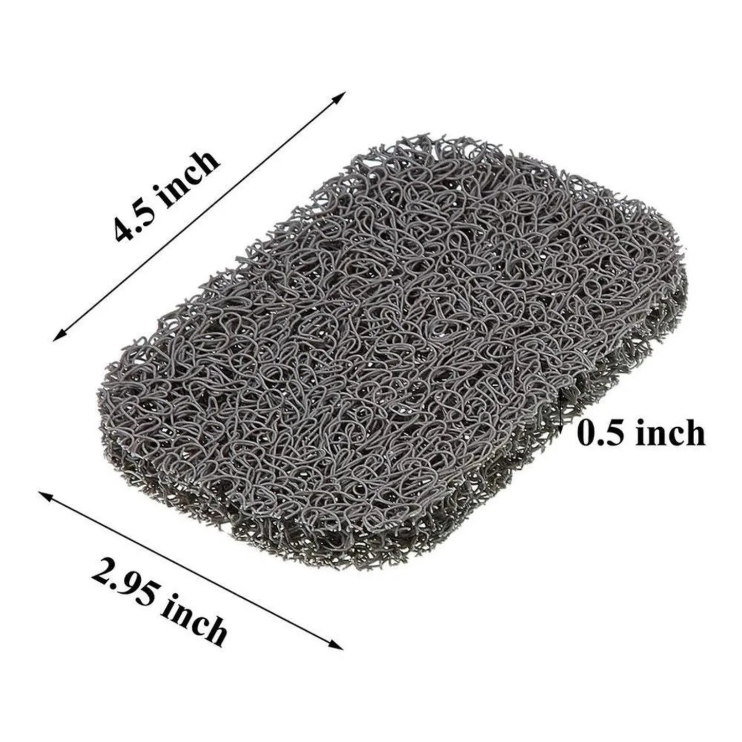 Gray BPA Free Self Draining Soap Bar Holders Non Slip Bathroom Mat Set
