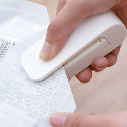 Mini Heat Bag Sealer White Portable Food Package Sealing Machine