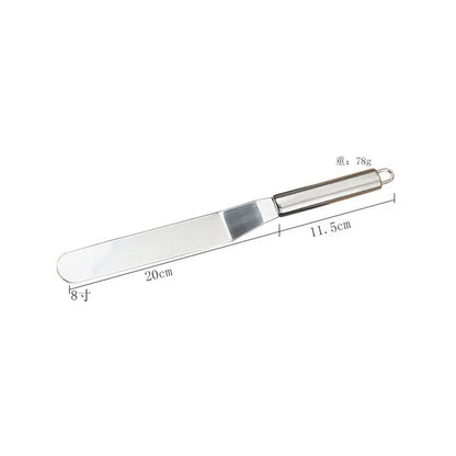 Stainless Steel Cake Spatula 6/8/10/12 Inch Icing Frosting Tool