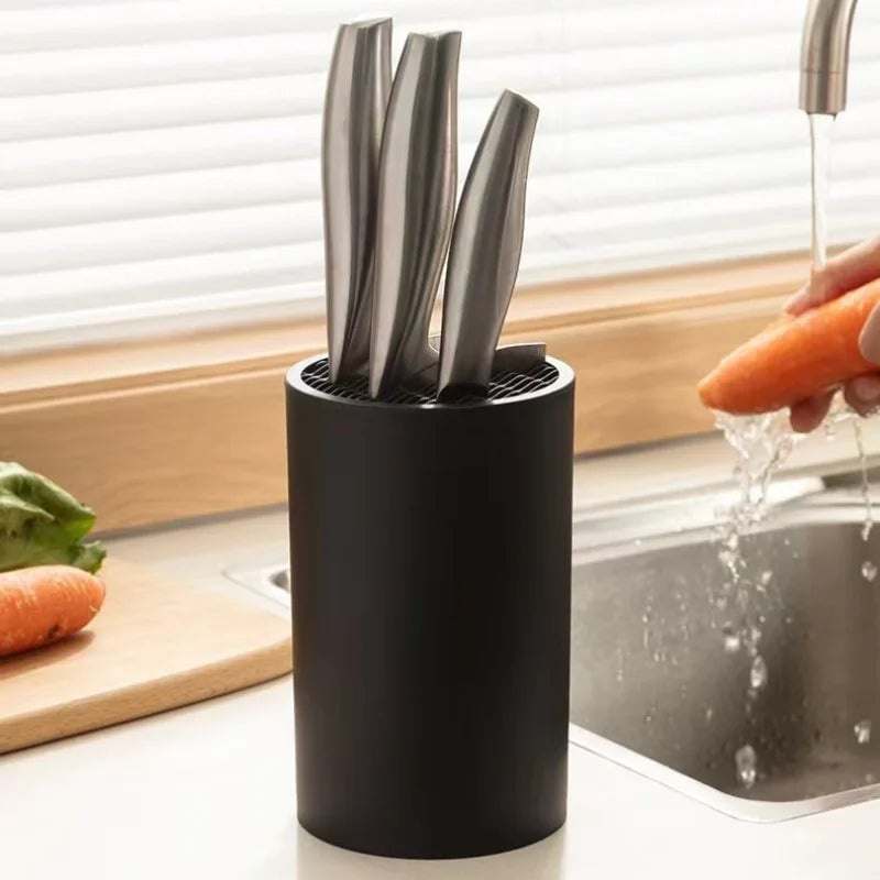6-Style Magnetic Knife Storage Stand - Kitchen Organizer Block
