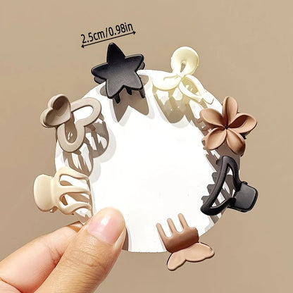 Beige Small Hair Clips Set - 5/10/20/30pcs Mixed Pack Cute Girl