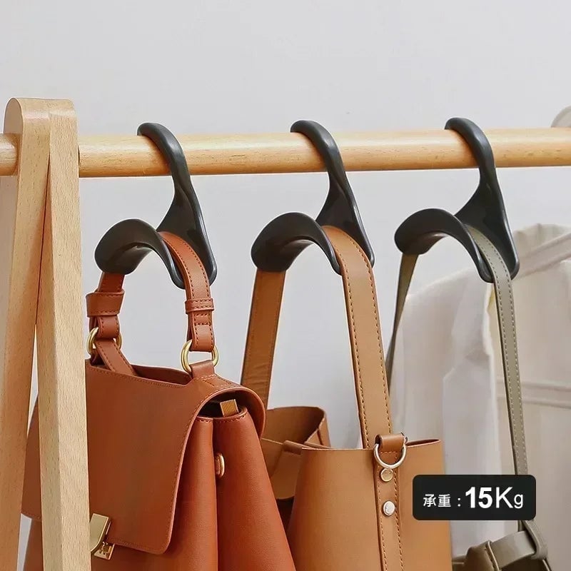 5-Pack Handbag Hooks - Multi-Purpose Wardrobe Storage Organizer